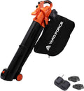 Yard Force Souffleurs de feuilles, 40 V, 45 L, 20 V, 4,0 Ah, Noir, LB C20C Souffleur à Feuilles et aspirateur sans Fil