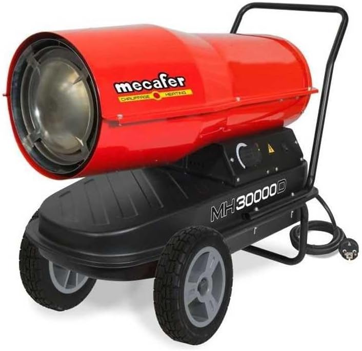 Mecafer Radiateurs soufflants, 30KW, Noir, Canon a air Chaud Diesel - mh30000d