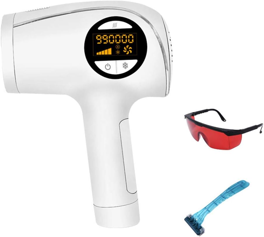 SSCYHT épilateur à lumière pulsée, Noir, 000 Flashs Facial Body Bikini Home Use