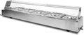 KuKoo Buffets chauffants, Argenté, Bain Marie Electrique Professionnel à 5 Bacs GN 1/2 en Acier Inoxydable