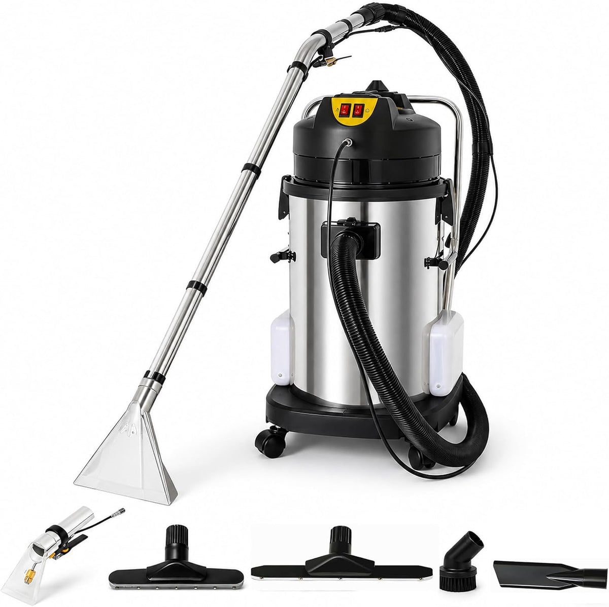 AETEREOS aspirateur eau et poussière, 1034 W, 40 L, Noir, Aspirateur Professionnel Eau et Poussière, Nettoyeur Tapis