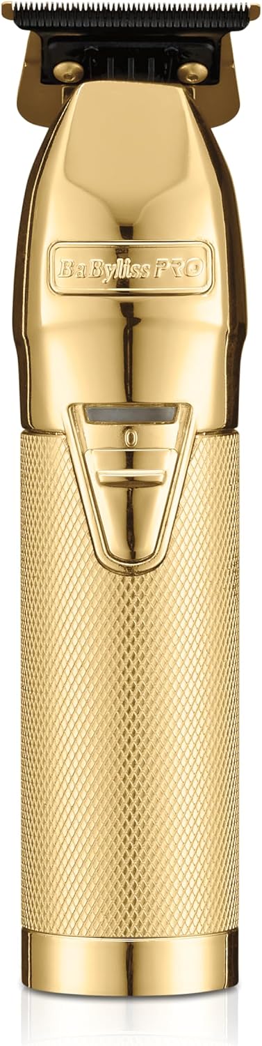BaBylissPRO tondeuse à gazon, Noir, FX+ Tondeuse de barbier professionnelle sans fil pour homme, tondeuse à barbe entièrement en métal pour homme