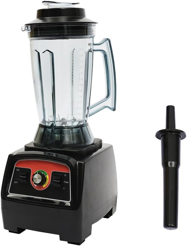 YyanLAK blender, 3.9l (1.03 gallon), 2200w, 220v, 3.9 L, acier inoxydable, plastique, Rouge, Multifonction Mixeur sur Socle Acier