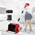 ORIDLECTAL fraise à neige, 1200 W, 20 V, 4,0 Ah, 32 cm, 16 cm, Noir, Électrique, Deneigeuse et Pelle à Neige, Batterie