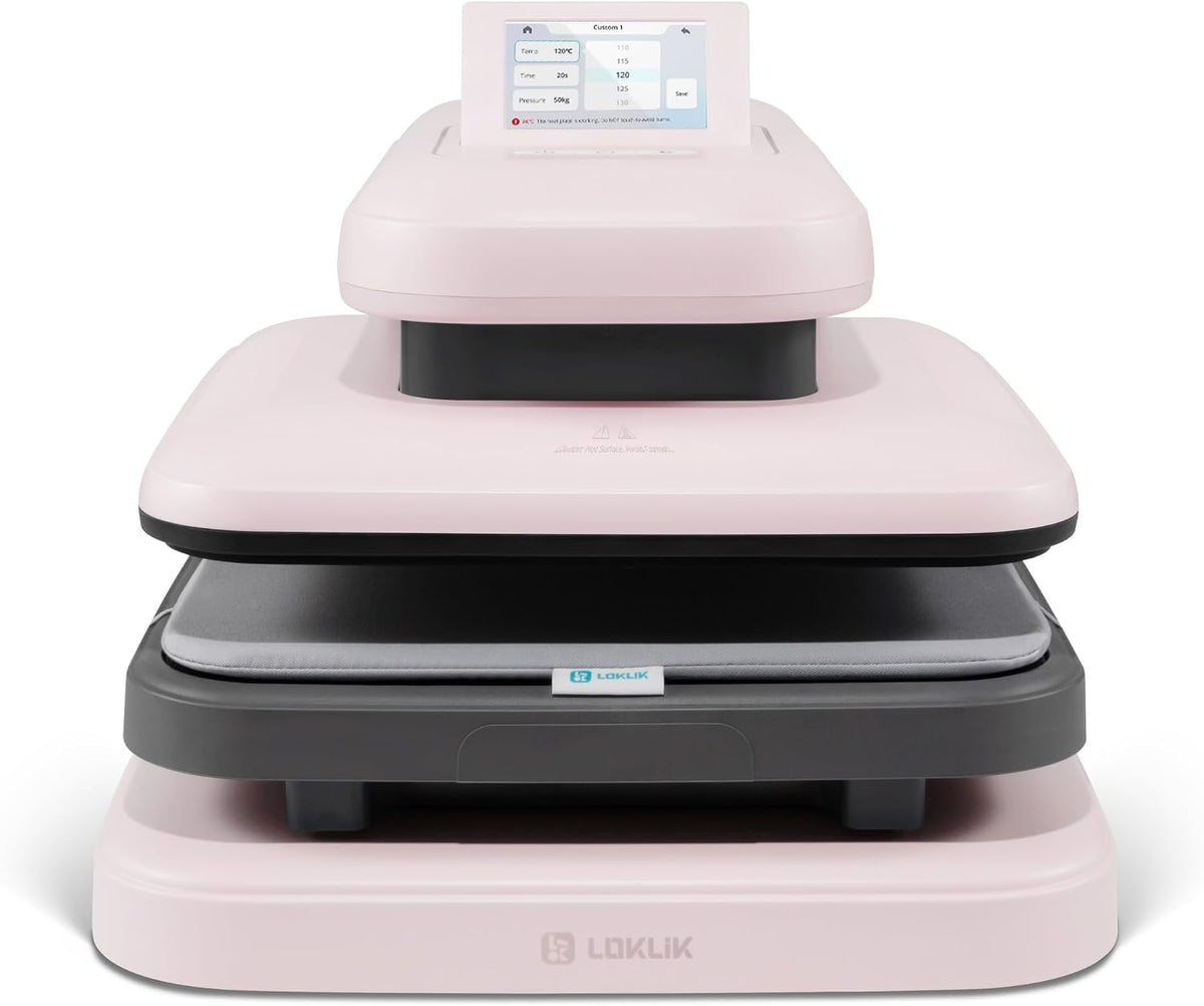 LOKLIK Presses à imprimer, Rose, couvertures, serviettes, sacs et autres textiles ( )