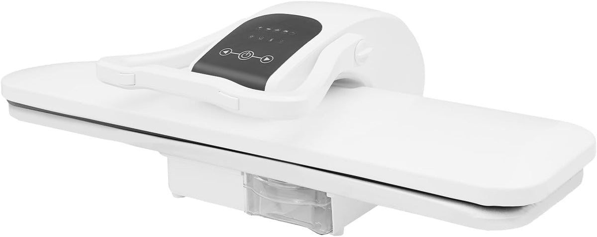 KDTEND presse à repasser, 91 x 53 x 26 cm., 2200 W., 91,4 cm, fer, aluminium, ABS., blanc., Presse à vapeur de pour la maison
