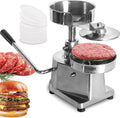 Machine Ustensiles, 10,2 cm, 1,2 cm, Argenté, à hamburger commerciale, outil de formage de viande de cuisine