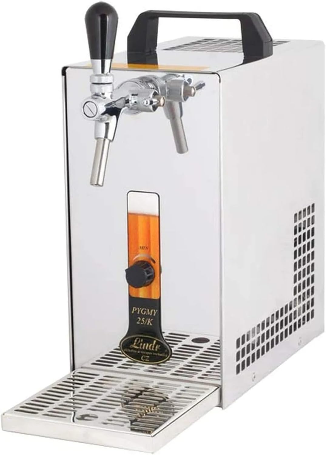 ich-zapfe.de Tireuses à bières, 25 litres, Vert, Pompe a Biere 1 Ligne, Green Line, tête de Distribution : Type M