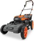 Fuxtec tondeuse à gazon, 40 V, 5 Ah, 46 cm, 100 mm, 50 L, Noir, sans Fil FX-E2RM46PROSET, 2 Batteries + Chargeur Rapide