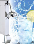 vnmudzeo machine à glaçons, Congélateur électrique pour verres, 41 x 27 x 13 cm | Poids : 4,3 kg, Argenté