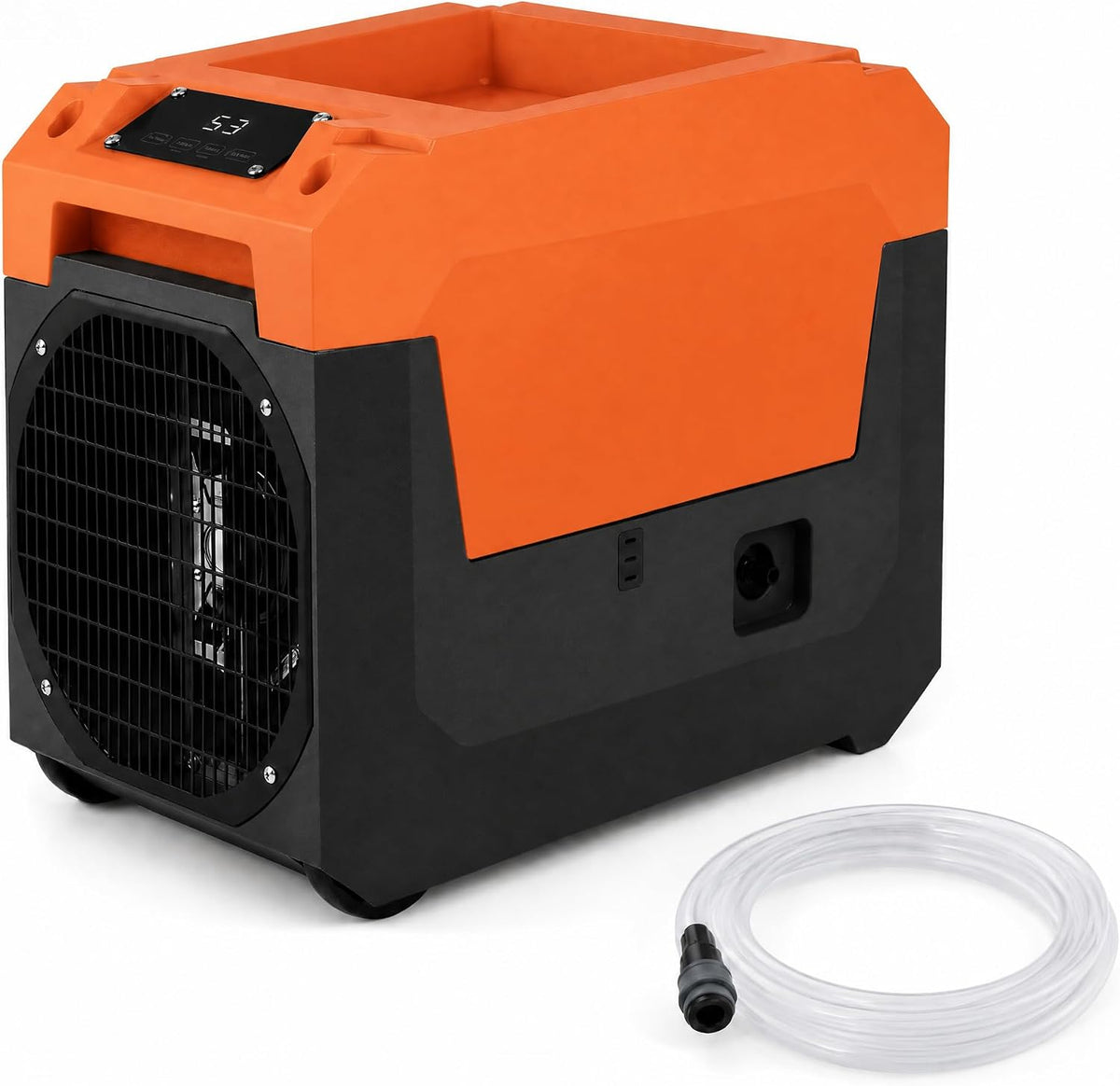GIANTEX déshumidificateur, 900 W, 66 L, 167 m, ABS + Métal, Bleu/Orange, d'Air Commercial /J pour ² avec Pompe