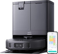 eufy robot aspirateur, Noir, Laveur Omni X10 Pro, 8 000 Pa, lavage et séchage automatique des patins de nettoyage
