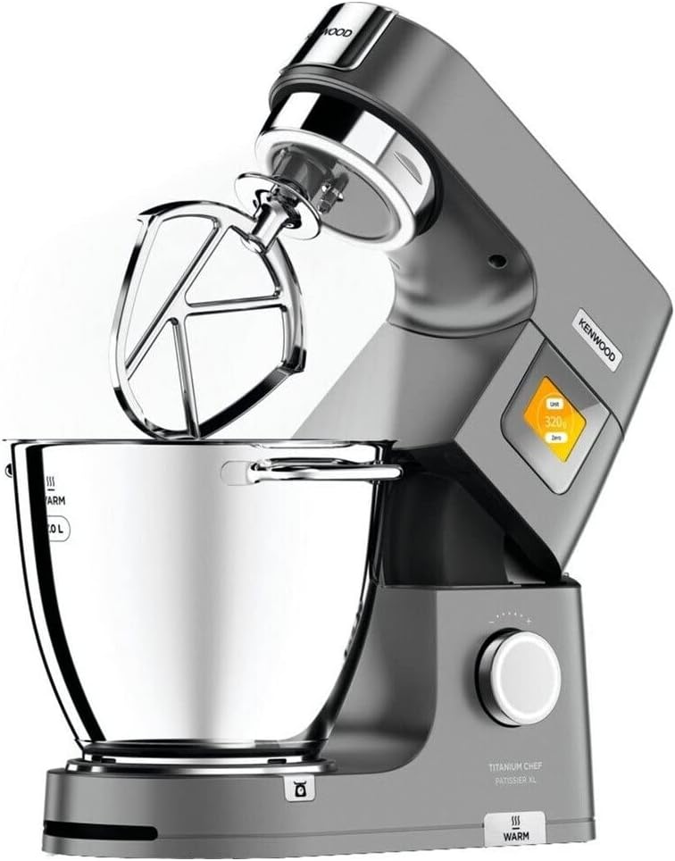 Kenwood robot de cuisine, 1400 W., Argenté, Haushaltsgeräte KWL90.244SI Titanium Chef Patissier XL