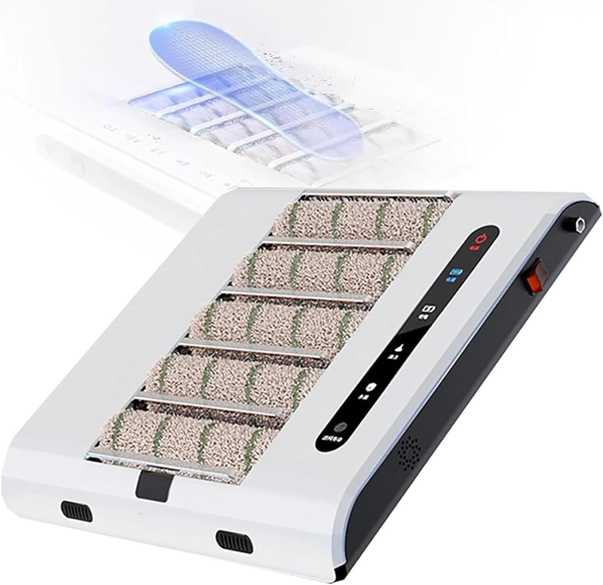 bureau Machine, Noir, de nettoyage de semelles, nettoyage rapide en 5 secondes, sans eau, à domicile
