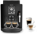 KRUPS machine à café, Noir/Argenté, - Harmony - Machine Espresso Automatique Noire - 4 recettes - 15 bars