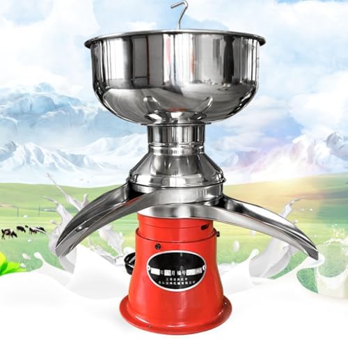 Séparateur Mousseurs à lait automatiques, Noir, électrique de lait de beurre de crème, machine centrifuge professionnelle pour le traitement laitier