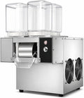 Générique machine à glaçons, 750 W, Noir, Professionnelle, 9 Vitesses, Idéale pour Restaurants et Salons de Thé