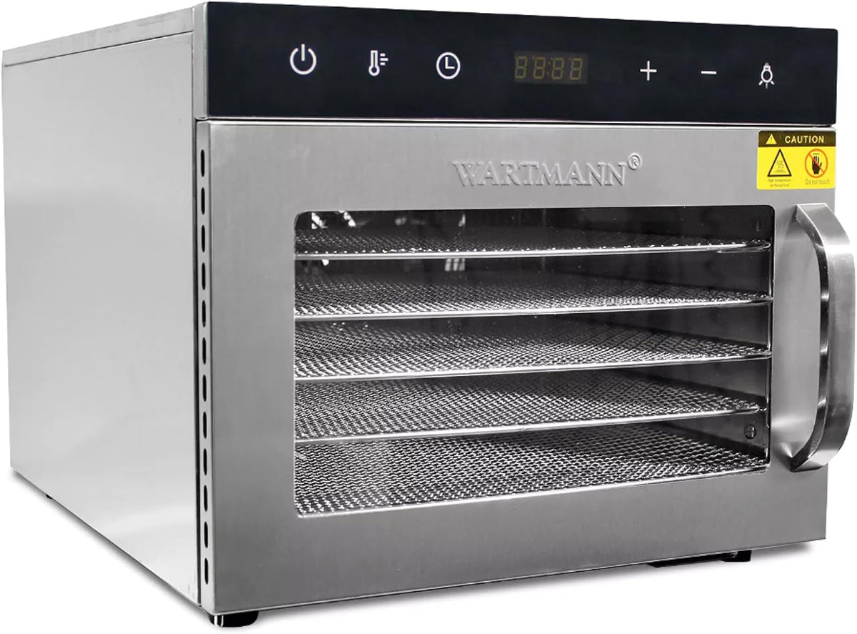 Wartmann déshydrateur alimentaire, Argenté, WM-2206 DH Déshydrateur automatique en acier inoxydable