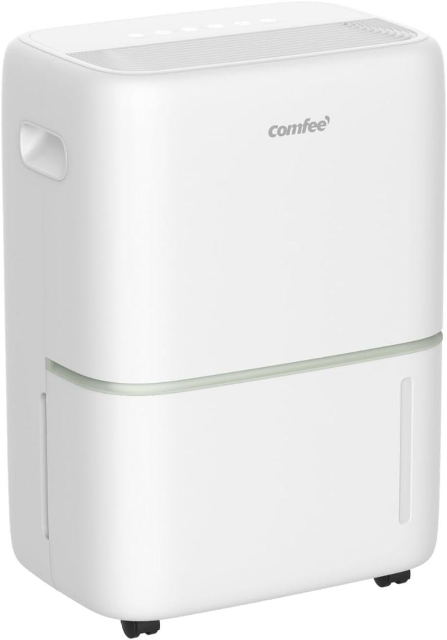 Comfee déshumidificateur, 20 L, 100 m, 40 m, 5 L, Blanc, Taille de pièce environ ³ ( ²), Compatible APP, Mode Intelligent