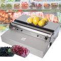 Anatole Chauffe-plats, 450 mm, Argenté, Machine Emballage de Film Alimentaire Frais Professionnel, Acier Inoxydable
