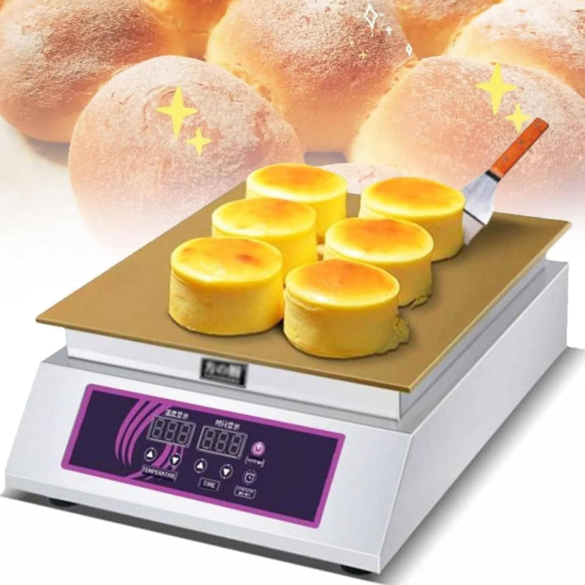 SaryEdge Machines à cupcakes, acier inoxydable, Argenté, Machine à souffler Commerciale, Machine à Cupcakes