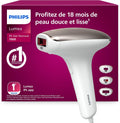 PHILIPS épilateur à lumière pulsée, Noir, Lumea série 7000, alternative à l'épilation laser, 3 embouts pour le corps