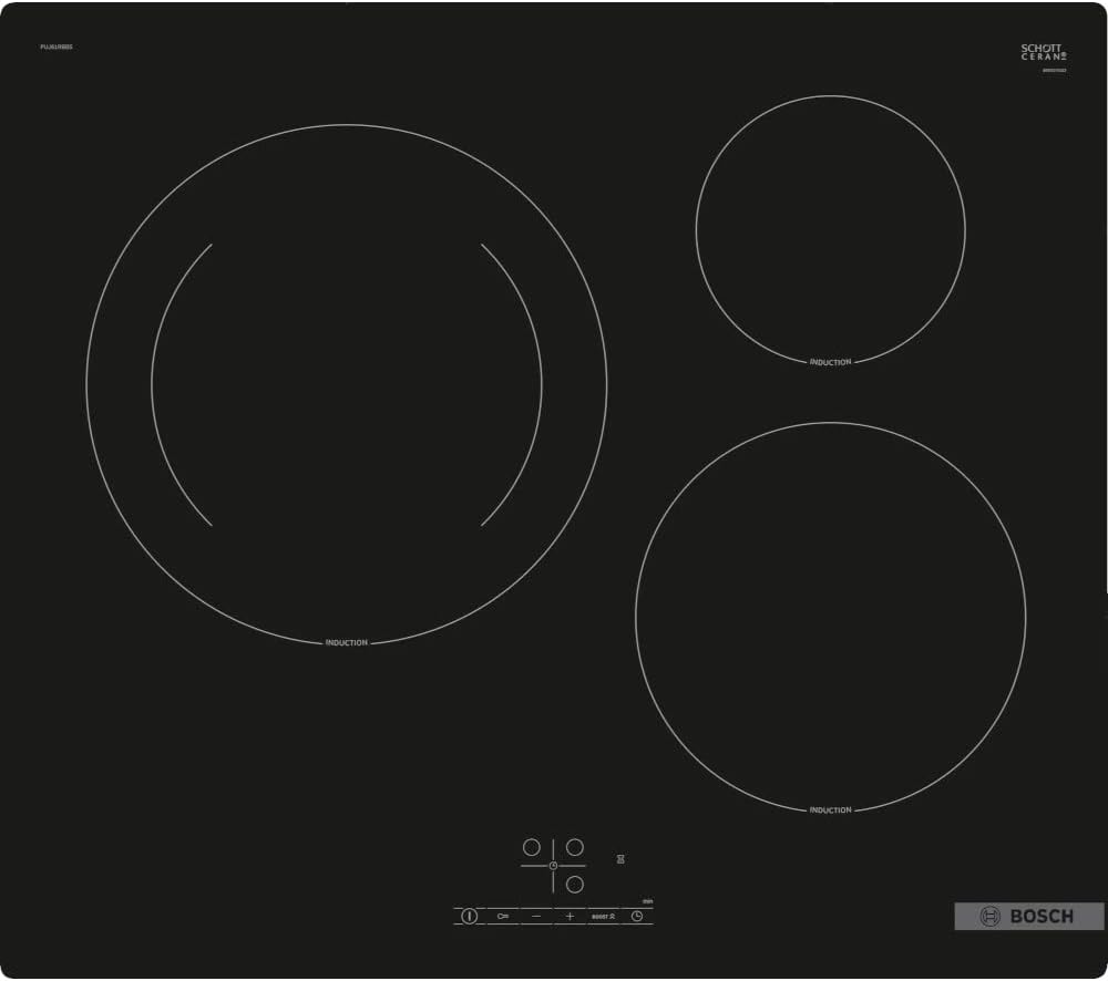 table de cuisson Bosch, Noir