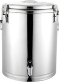 asdchZen fontaine à eau, 10 L, 20 L, 30 L, 40 L, 50 L, 60 L, 70 L, 100 L, 10 L, Acier inoxydable, Marron, /Boissons pour Fêtes