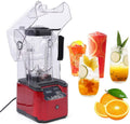 BuRuiYoten blender, 22 x 22 x 49 cm, 2,2 l., 2200 W, 220 V., Noir, Mixeur insonorisé pour glace, smoothie