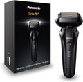 Panasonic Rasoirs à grille, Argenté/Noir, ES-LS6A-K803 Rasoir Électrique pour Hommes Peau Sèche et Humide 6 Lames