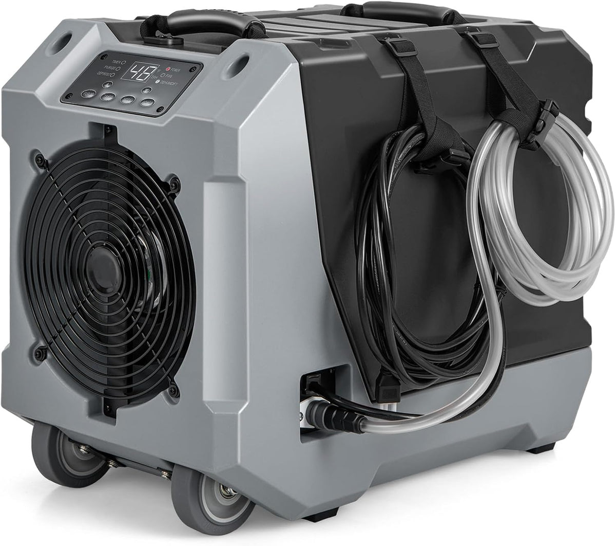 GOPLUS déshumidificateur, 85 L, 350 m, Noir, d'air /jour, Professionnel avec Dégivrage Automatique, Minuterie 24H