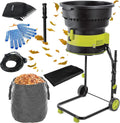 BEESOM broyeur, 208 L/min, 2 500 W, 000 TR/Min, Gris, Feuilles électrique, Jardin Portable, Et Feuilles sans Lame électrique