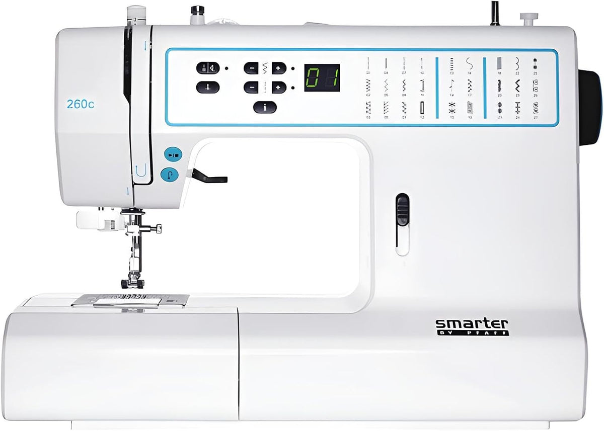 PFAFF Machines à coudre à commande électronique, Noir, Smarter by Diep260c