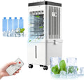 bureau Sbyhbhyds, 15 L, Blanc, Climatiseurs portable avec réservoir d'eau amovible, Unité refroidissement ventilateur AC 3 vitesses