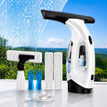 Hylmyrious Salle de bain et WC, 20 W | Aspiration : 1,8–2,0 kPa., 28 cm, Noir, Raclette électrique sans fil pour vitres avec lame de pour fenêtre