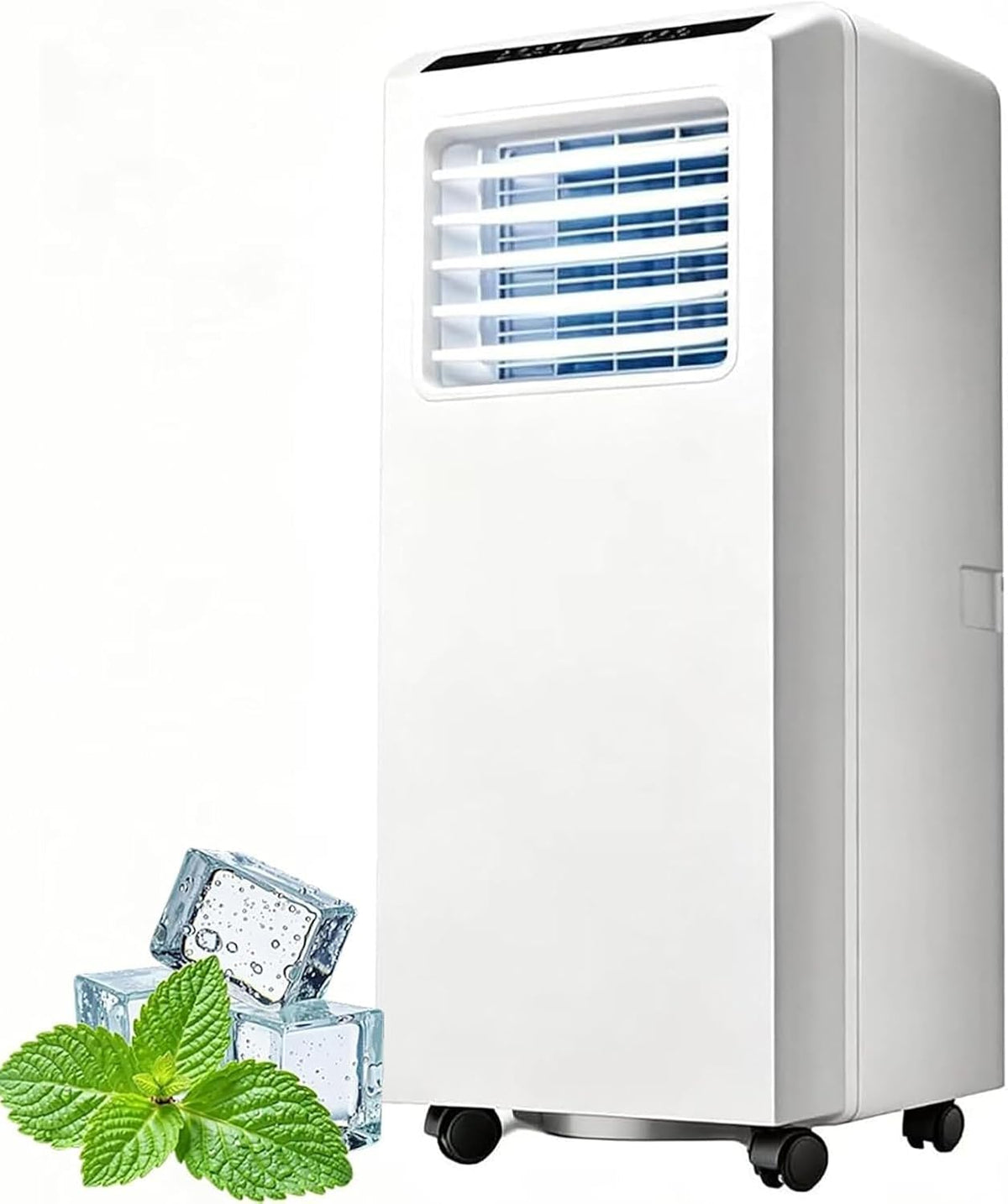 climatiseur portable Faozhuo, 330 x 295 x 690 mm, 1100 W, 220 V/50Hz, 8000 BTU, 9000 BTU, ABS, blanc