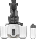 Moulinex Extracteurs de jus à vis simple, 200 W, 600 ml, Noir, - Extracteur de jus à froid Ultra Juice Gourde
