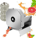 GTHTUHFD trancheuse électrique, Rond/Carré, 26 Cm X 28 Cm X 36 Cm Poids : Environ 6 Kg, Argenté, Professionnelle pour Fruits Et Légumes
