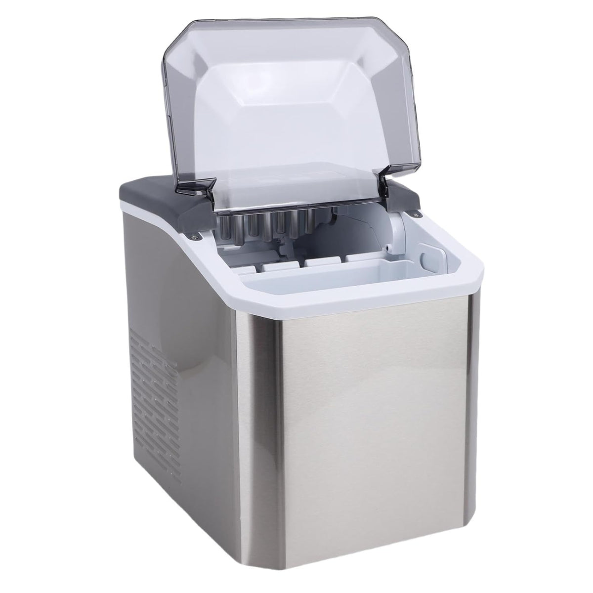 banapoy machine à glaçons, 220 V, 1000 W, ABS et acier inoxydable, Marron, Comptoir, Petite Machine à Glace Automatique Portable pour Maison