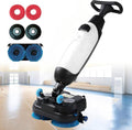 ZHLINGQ bureau, Blanc, Autolaveuse Professionnelle, Nettoyeur De Sols électrique Léger, Brosse Rotative à 360°