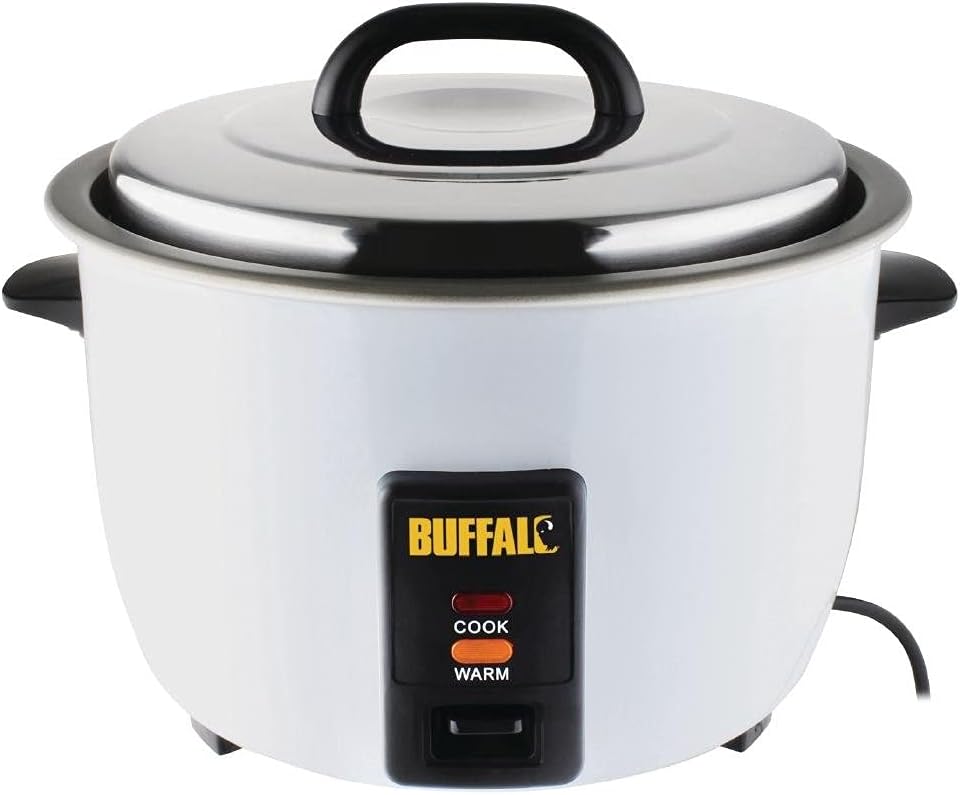Buffalo Buffalo, 1055 kW, 4 litres, 10 litres, 4,2 litres, Blanc, Cuiseur à riz professionnel, capacité de riz : cuit/ sec