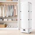 armoire MASTLOUFUL, 900 W, Blanc, Sèche-Linge Portable, Vapeur Pliable avec Télécommande pour Appartement et Studio sans Balcon