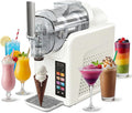 serebrant machine à glaçons, 2 L, Blanc, Slush Machine Machine à Slush, machine à granité avec écran LED, smoothies