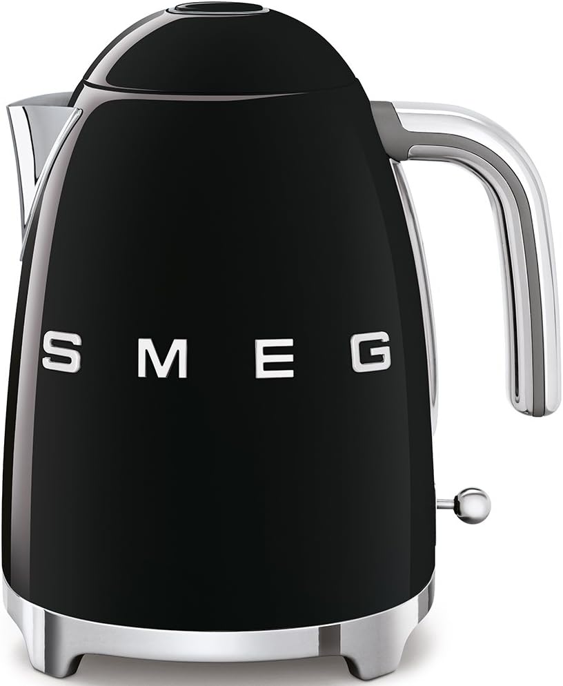 Smeg Bouilloires électriques, 1,7l, 2400w, Noir, Bouilloire Sans Fil - KLF03BLEU