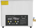 OPSREY Nettoyage et entretien, 1,3 litres, 60 W, 220 V, 10l, Argenté, Nettoyeur ultrasonique Portable industriel en acier inoxydable
