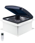 VEVOR Ventilateurs, 12 V, 30,5 cm, 35,6x35,6 cm, Blanc, Ventilateur de Toit pour Camping-car Réversible 10 Vitesses