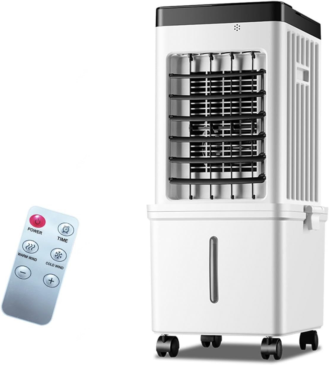 climatiseur portable Hazomeu, environ 23 x 27 x 60 cm (9,06 × 10,63 × 23,62 pouces), 15 L, Blanc, Chambre D'étudiant