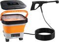 San Yare nettoyeur haute pression, 10 litres, 4 Ah, 5 m, Noir, sans fil Sanyare avec réservoir pliable de et batterie
