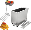 Machine Appareils à hot dog, 3000 W, 25 L, acier inoxydable, Noir