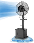 LXHGVKHJ Ventilateurs sur pied, 260 W / 320 W / 380 W, 75 cm, 42 L, Noir, Ventilateur Brumisateur sur Pied 65/ avec Réservoir d'Eau